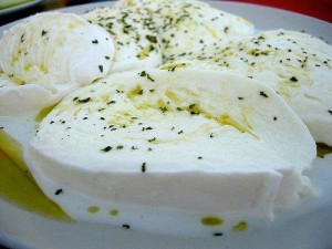 La mozzarella d'Italie