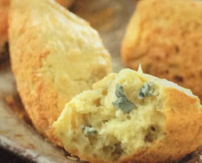 Madeleines au bleu d'Auvergne