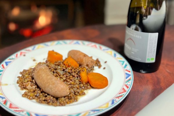Recette des saucisses aux lentilles