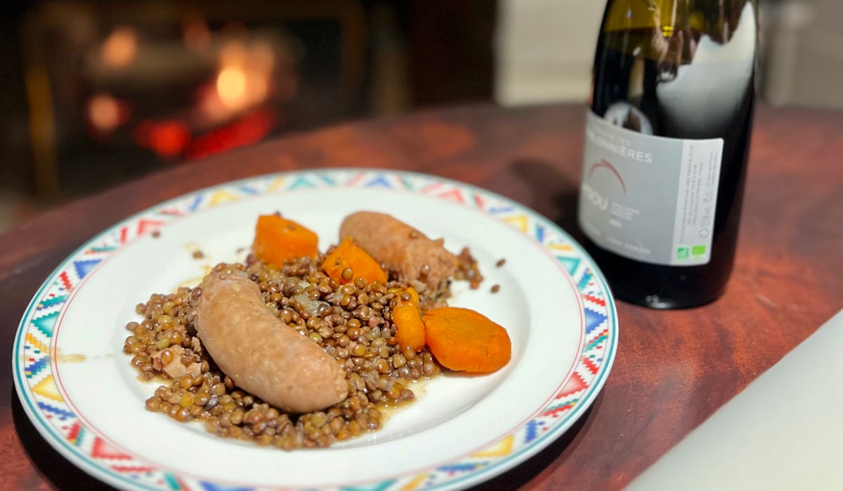 Découverte de la recette originale des saucisses aux lentilles