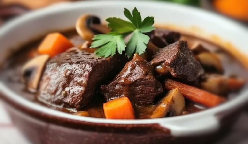 Recette traditionnelle du bœuf bourguignon