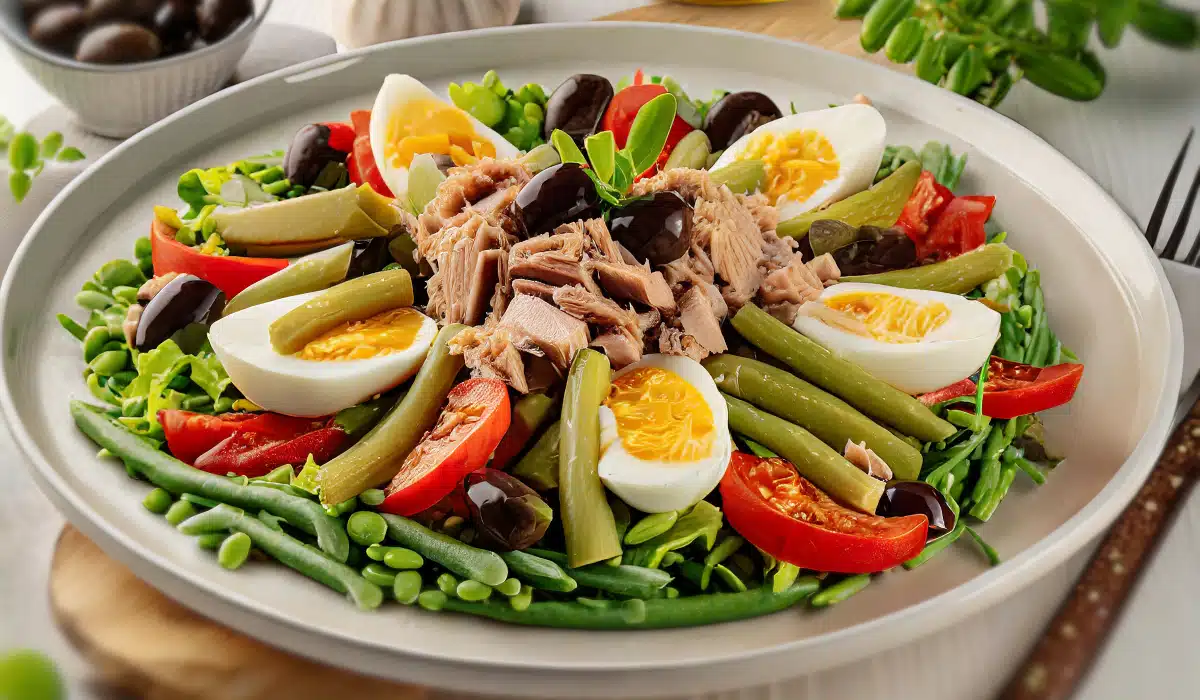 Recette traditionnelle de la salade niçoise