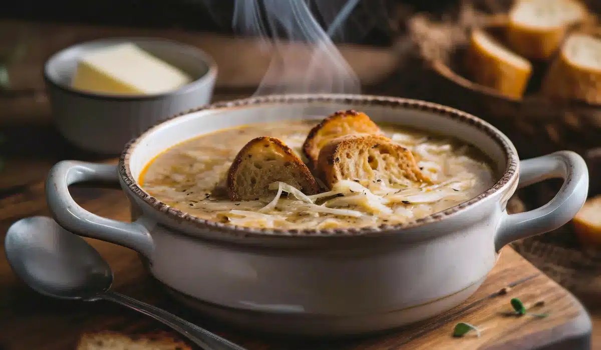 Recette traditionnelle de la soupe à l’oignon gratinée