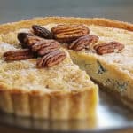 Recette de la tarte au bleu d’Auvergne et aux noix de pécan