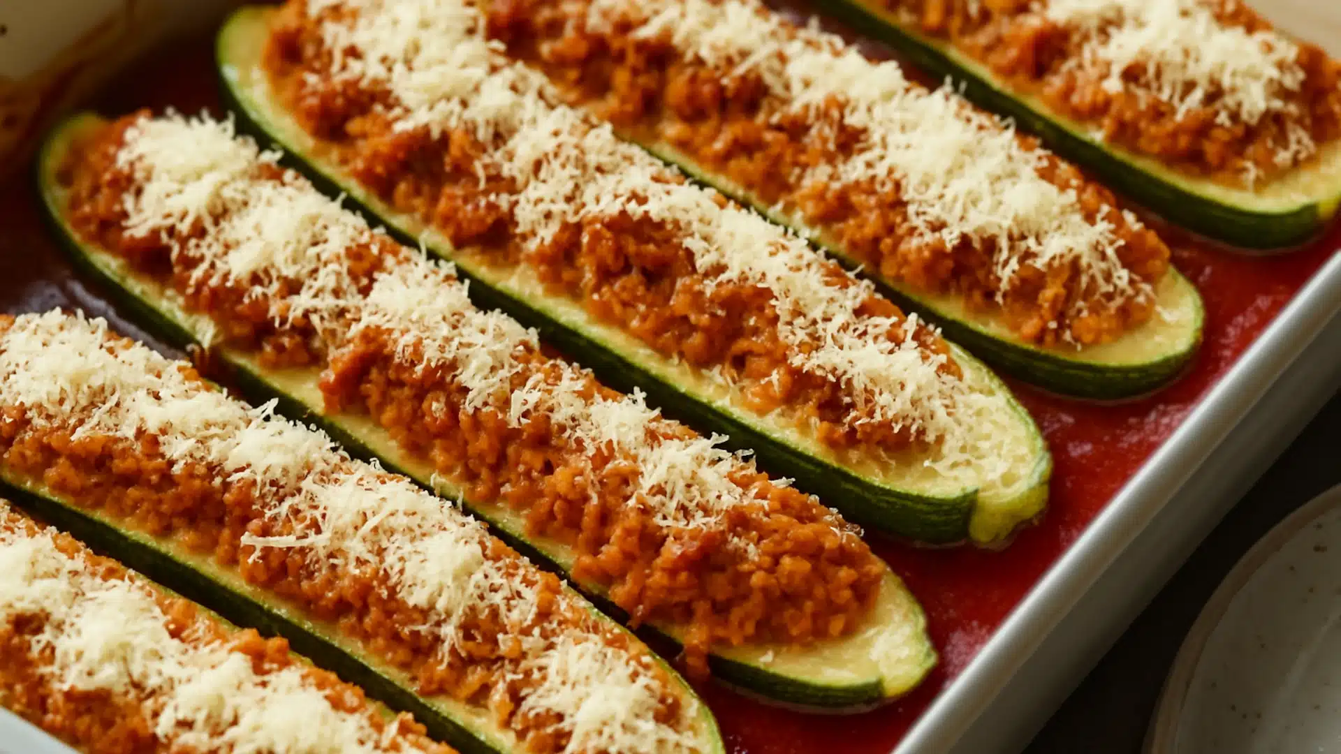 Recette des courgettes farcies