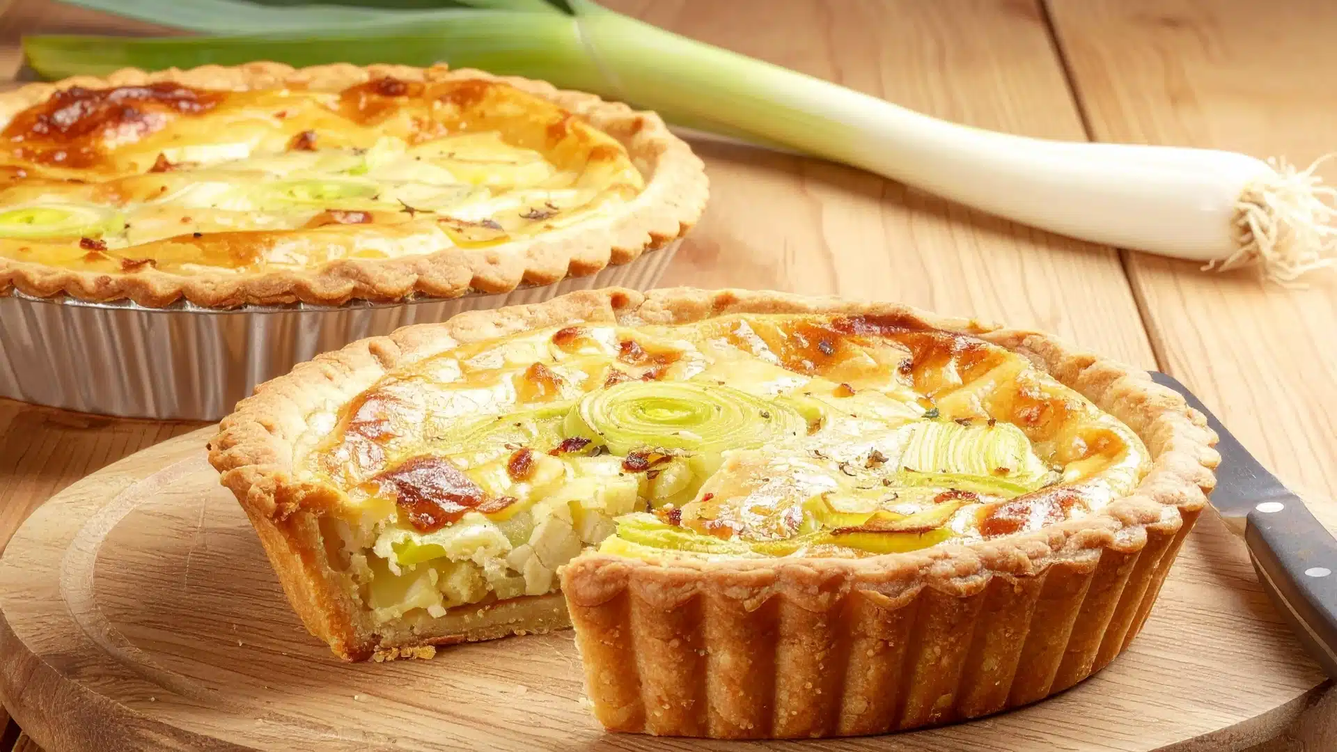 Recette traditionnelle de la tarte aux poireaux à la vanille