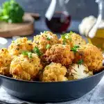 Recette traditionnelle de la tempura de chou-fleur