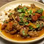 Recette traditionnelle du sauté de veau au chorizo